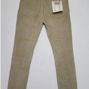 Tailor Vintage Men's Corduroy Pants in Tan